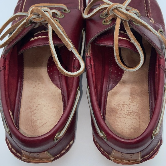 Frye Men’s Sully Boat Leather Mocs Moccasins Loafers Shoes - Picture 8 of 9